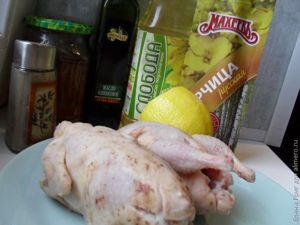 prepelița Fried (păsări de curte) prepeliță prăjită