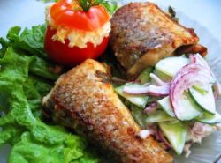 pelengas prăjite (prăjit) chefal fript