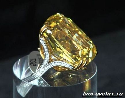 diamant galben (origine) diamant galben