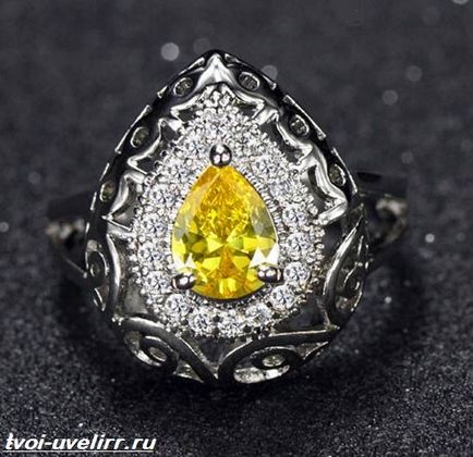 diamant galben (diamant galben. Proprietatea) diamant galben