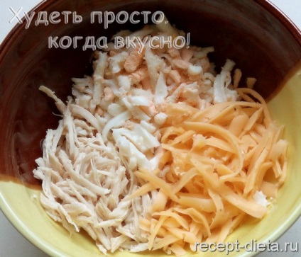 Salata de proteine cu pui - Retete dietetice (de pui) Salata de pui cu proteine - retete dieta