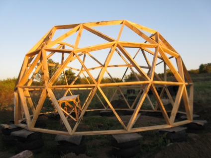 Cum de a construi un dom vedrussa (design-ul este stabil până colectat) Cum de a construi un dom vedrussa