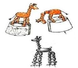 hârtie Girafa (schema girafa origami) Girafa de hârtie