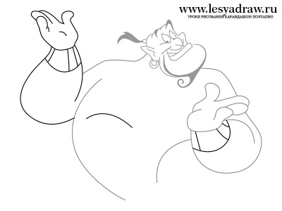 Cum să atragă Genie de la Aladdin MF - lecții de desen - utile cu privire  la artsphera