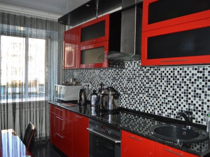 Roșu și negru bucătărie alege tapet, șorț, perdele (47 foto reale), bucătărie de design, design interior, (real) Roșu și negru bucătărie alege tapet, perdele, șorț (47 foto real), bucătărie de design, design interior,