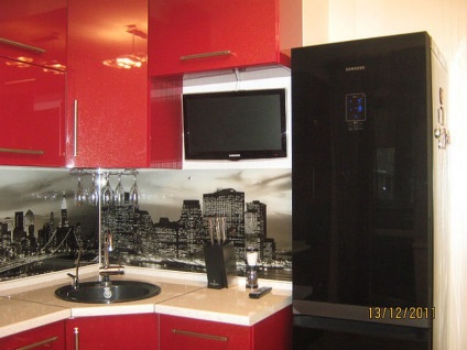 Roșu și negru bucătărie alege tapet, șorț, perdele (47 foto reale), bucătărie de design, design interior, (roșu și negru foto bucătărie) Roșu și negru bucătărie alege tapet, perdele, șorț (47 foto real), bucătărie de design, design interior,