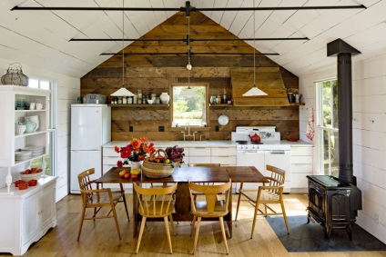 Bucătărie în stil rustic fotografie a unui interior frumos (bucatarie) Bucătărie în stil rustic fotografie de interioare frumoase