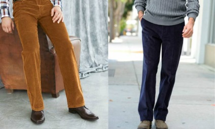 selecție pantaloni de catifea cord regula pentru bărbați și combinație de caracteristici (pantaloni) Pantaloni de catifea pentru bărbați de alegere și combinații de caracteristici