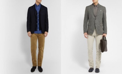 Selecția pentru bărbați pantaloni de catifea cord regulă și combinație de caracteristici (catifea) Pantaloni de catifea pentru bărbați de alegere și combinații de caracteristici