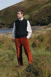 Selecția pentru bărbați pantaloni de catifea cord regulă și combinație de caracteristici (catifea) Pantaloni de catifea pentru bărbați de alegere și combinații de caracteristici