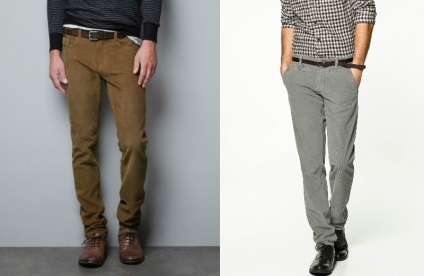 selecție pantaloni de catifea cord regula pentru bărbați și combinație de caracteristici (pantaloni) Pantaloni de catifea pentru bărbați de alegere și combinații de caracteristici