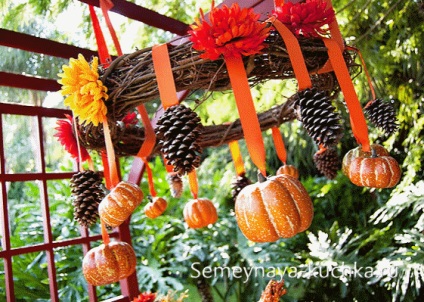 Compoziție de toamnă cu propriile sale mâini - 28 foto-Crafts idei, o grămadă de familie (meserii dovleac) Compoziție de toamnă cu propriile sale mâini - 28 foto-Crafts idei, o grămadă de familie