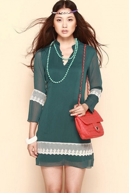 Din ceea ce sa poarte rochie verde (rochie) Din ceea ce sa poarte rochie verde