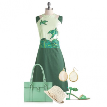 Din ceea ce sa poarte rochie verde (purtand rochie verde) Din ceea ce sa poarte rochie verde