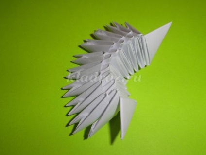 Origami modular Snowman (moduleysnegovik) origami modular Snowman
