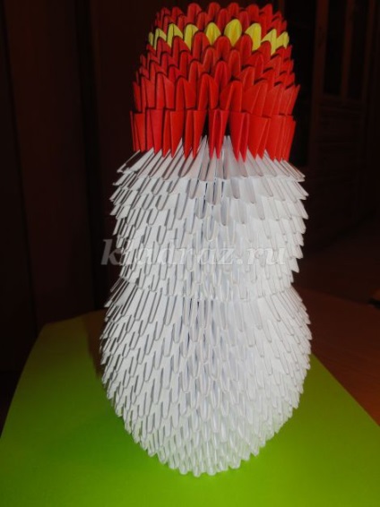 Snowman Origami modular (L.) origami modular Snowman