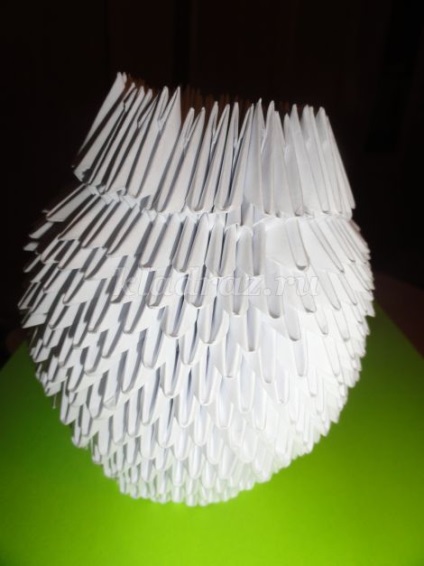 Snowman Origami modular (Svetlana) origami modular Snowman