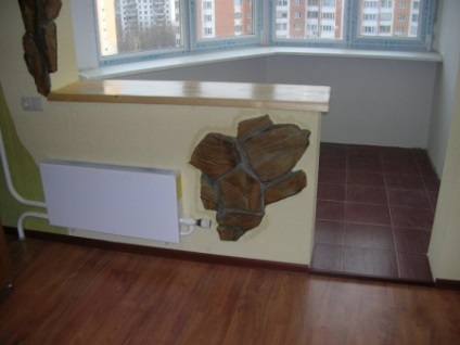 Aliniați balconul cu bucătărie (55 poze) Internelor și repararea spațiilor conectate, balcoane asieta (camere) Aliniați balconul cu bucătărie (55 poze) Internelor și repararea spațiilor conectate, tăiați balcon