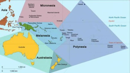 Oceania și Australia (Oceania) Oceania si Australia