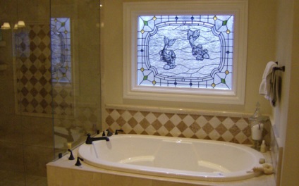 vitralii în interiorul carcasei (vitralii fotografie interior) Vitraliu în carcasa interioară