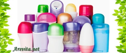deodorantele de daune (deodorant) Daunele deodorantelor