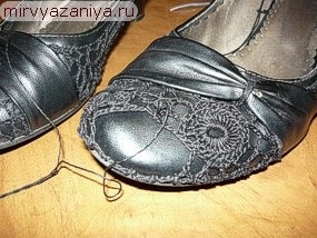 Pantofi tricotate (tricotate) pantofi tricotate