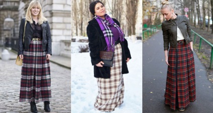 Tartan fusta ce să poarte, alegerea de lungime și stil cu o fotografie (opțional) Tartan fusta ce să poarte, alegerea de lungime și stil cu fotografii