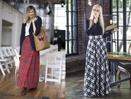 Tartan fusta ce să poarte, alegerea de lungime și stil cu o fotografie (opțional) Tartan fusta ce să poarte, alegerea de lungime și stil cu fotografii