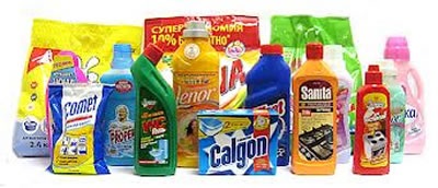 Înlocuirea de chimia de casă (cu un tampon de vata inmuiat) Înlocuirea chimica de casă