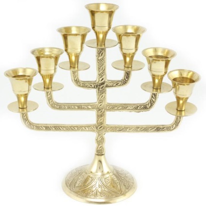 Еврейски свещник и стил, и лоялност към еврейската традиция, интериорен  дизайн