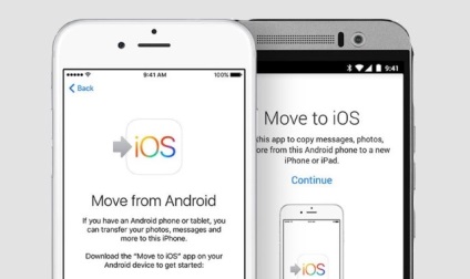 Ca „mutare“, cu ios Android de pe folosind trecerea la ios app