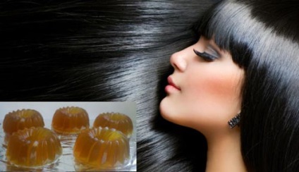 Șamponul gelatină pentru volumul de păr (gelatină) Șamponul gelatină pentru volumul de păr
