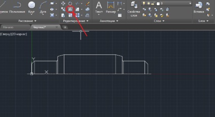 Așa cum se reflectă în AutoCAD