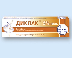Диклак - інструкція із застосування, показання, дози, аналоги (застосування) Диклак - інструкція із застосування, показання, дози, аналоги