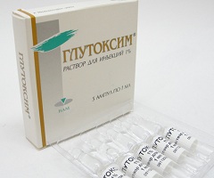 Глутоксим - інструкція із застосування, показання, дози, аналоги (як засіб супроводу) Глутоксим - інструкція із застосування, показання, дози, аналоги
