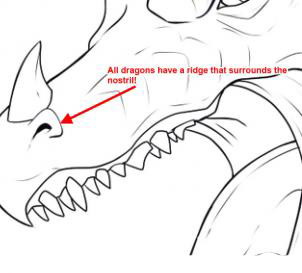 Як малювати голову дракона поетапно