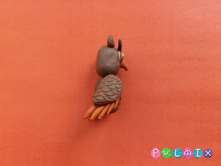 Як зліпити сову з пластиліну поетапно (Роздрукувати Спасибі відмінний) Як зліпити сову з пластиліну поетапно