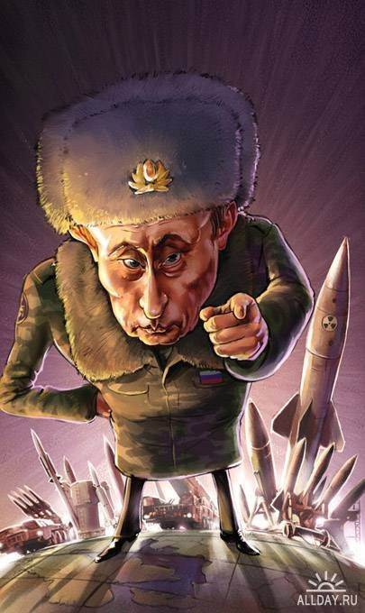 Карикатури на путина (шаржі на путина) Карикатури на путина