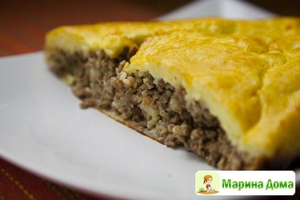 Картопляний рулет з м'ясним фаршем - смачні рецепти у марини будинку