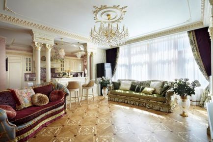Кухня-вітальня в класичному стилі 50 фото дизайн-проектів, їдальня (стилі) Кухня-вітальня в класичному стилі 50 фото дизайн-проектів, їдальня