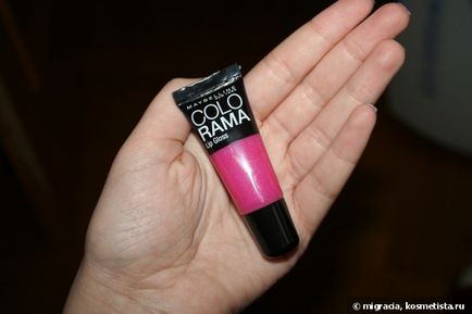 Maybelline ny colorama lip gloss # 589, # 297 відгуки (Свотч) Maybelline ny colorama lip gloss # 589, # 297 відгуки