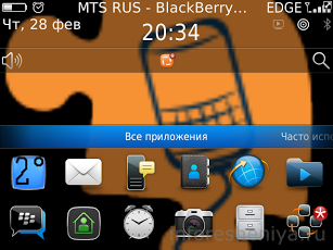 Оновлення операційної системи blackberry (прошивка)