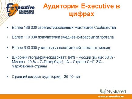 Презентація на тему що таке - рейтинг довіри - e-xecutive це результат голосування учасників