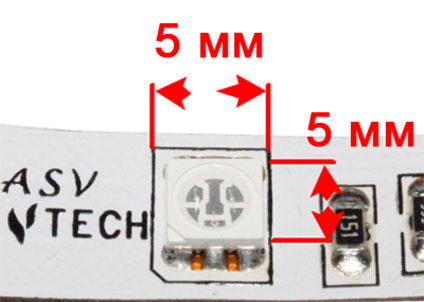 Smd світлодіоди 1 (smd світлодіоди 5730, як паяти rgb 5630 5050 характеристики типи сверхяркие) Smd світлодіоди 1