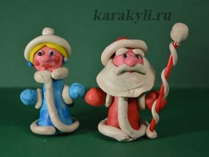 Снігуронька - ліплення з пластиліну з дітьми від 5 років, каракулі (ліплення) Снігуронька - ліплення з пластиліну з дітьми від 5 років, каракулі