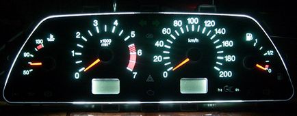 Світлодіодне підсвічування панелі приладів ВАЗ 2115 своїми руками (приладів) Світлодіодне підсвічування панелі приладів ВАЗ 2115 своїми руками