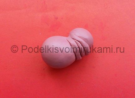 Свинка з пластиліну (пластиліну Покроковий майстер-клас) Свинка з пластиліну