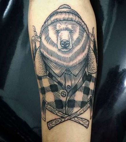 Tattoo medve tetoválás érték 35 fotók, vázlatok