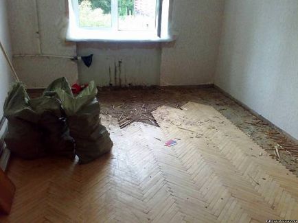 Укладання дерев'яної підлоги в квартирі без зайвих зусиль - робимо самі (підстава) Укладання дерев'яної підлоги в квартирі без зайвих зусиль - робимо самі
