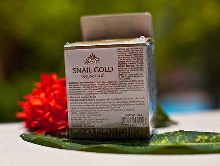 Равликовий крем snail gold cream з таїланду огляд і відгук (gold) Равликовий крем snail gold cream з таїланду огляд і відгук